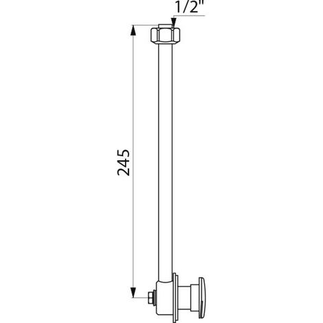 Urinalstutzen 1/2 DELABIE für Allia oder Selles + Wassereffekt - 751000