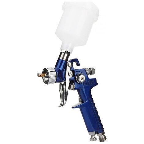 Aérographe Polyvalent Ensemble Voiture Pistolet à Peinture à l'huile pneumatique gravité aérographe européen Type connecteur(0.8mm)