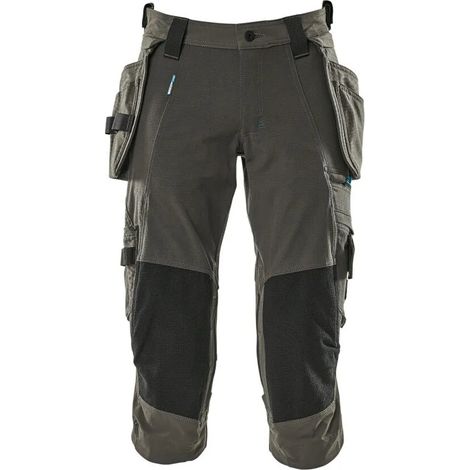Pantalón de trabajo Mascot 17049-311 impermeable bolsillos desmontables