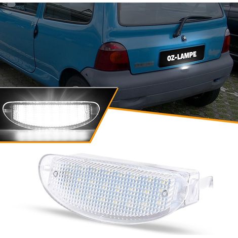 Éclairage de plaque d'immatriculation LED pour Clio II 1998-2005 Twigo I 1993-2007, Canbus Pas d'erreur feux de plaque d'immatriculation, 1 Pezzi (1/5)