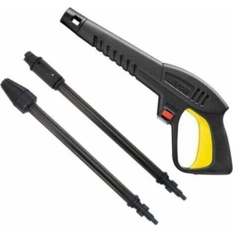 Pistolet à eau haute pression avec lance à jet variable et lance rotative, compatible avec les nettoyeurs haute pression Lavor, (1/4)