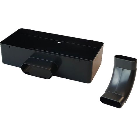 Pluggit Juego de salida de aire para PK150 para montaje en pared, PL180W