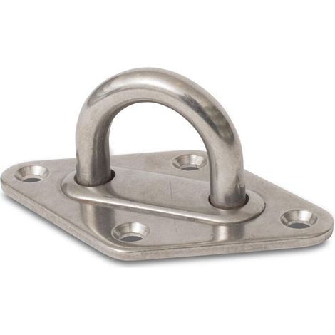 Ponte in acciaio inox argento 50 x 80 mm