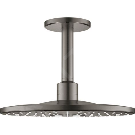Grohe Rainshower SmartActive 310 Rainshower 310 SmartActive Set douche de tête et bras 142 mm, 2 jets Anthracite, 26477AL0