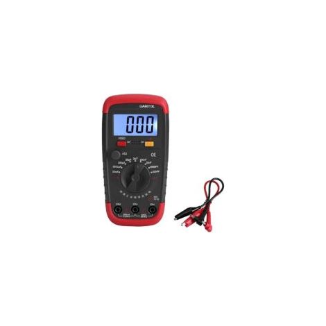 Misuratore di capacità professionale, tester di capacità digitale da 0,1 pF a 20000 uF con retroilluminazione LCD e custodia protettiva. Max 1999