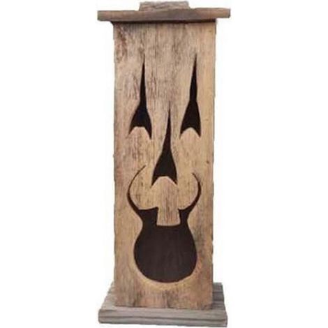 Lanterne, Lanterne décorative rétro avec bougie et émoticônes amusantes A-- (1/5)