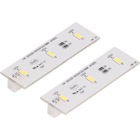 Barre lumineuse LED de remplacement pour réfrigérateur, 2 pièces, pièce de réparation pour SW BX02B DC 12V (1/5)