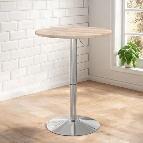 Table de bar carvalho Claro en mDF Aço 60 x 60 x 91 cm (1/5)