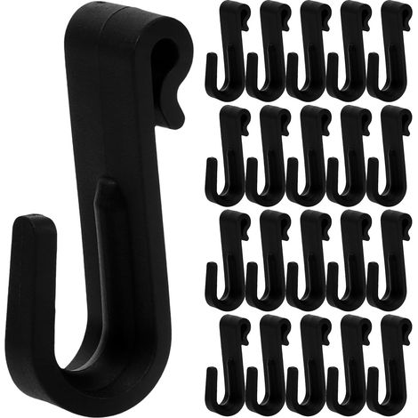Black Pegboard Hooks Shelf Mounting Brackets Plastic Door