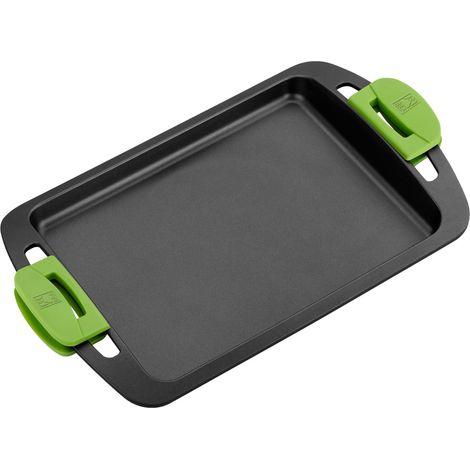 BRA Prior Bistecchiera con Fondo Liscio, 40 Cm, in Alluminio Pressofuso, con Rivestimento Antiaderente Teflon Classic (1/4)