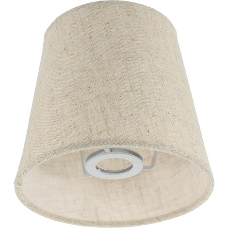 Abat-jour Tissu pour Lampe de Bureau et Chevet Abat-jour de Remplacement Lin Épais Déco Élégante et Protection pour Lampe de Table (1/5)