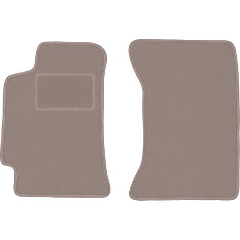 Alfombrillas delanteras para Subaru Impreza GC (sin salidas de aire traseras), familiar y sedán (1993-2001), color beige.