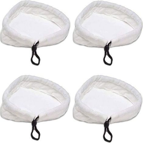 Juego de 4 paños de repuesto para mopa de vapor, almohadillas de microfibra, paños triangulares de microfibra para suelos, aptos para mopas de vapor, limpieza del hogar, EE. UU. (1/4)