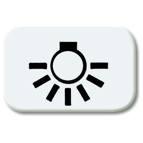 Symbole pour bouton-poussoir lumière
