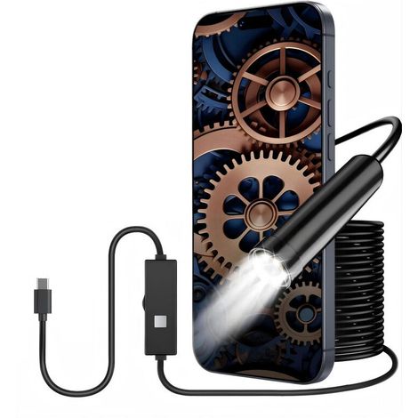 Caméra endoscopique avec lumière, avec caractéristiques : 6L, LED, Table, 10M, 8,0MM (1/5)
