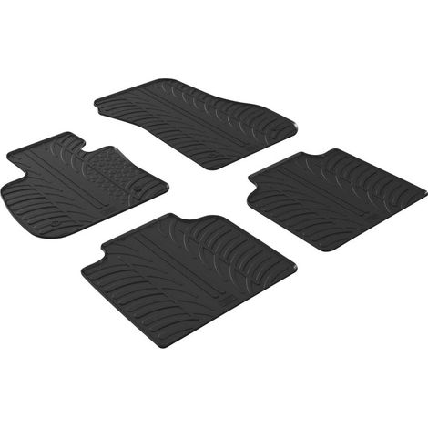 Set tappeti su misura in gomma - compatibile per Bmw Serie 2 Gran Tourer (05/1512/22)