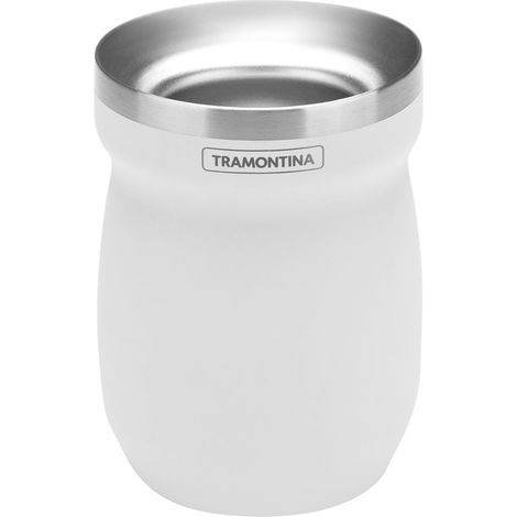 Contenitore in acciaio inossidabile bianco 240 ml