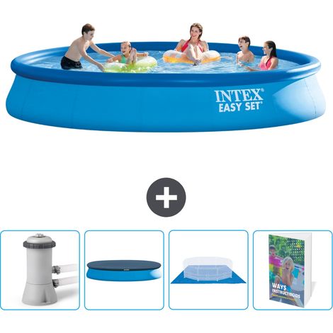 Intex Piscina Easy Set Rotonda - 457x84 cm - 7-pezzi  SCB101 (1/5)