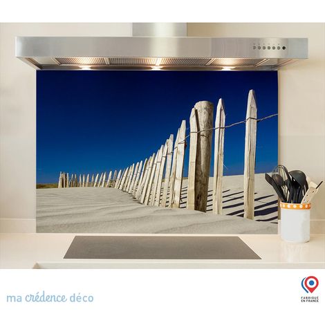 Fond de hotte : Plage de Ganivelles - Alu composite - 70 cm - 60 cm (1/5)