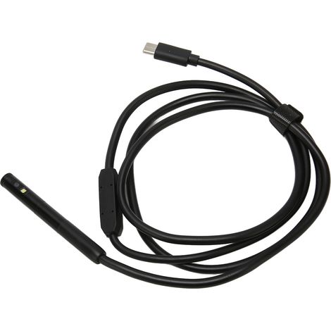 Endoscope sans fil à double objectif WiFi HD 2MP avec zoom et mise au point, étanche IP67, double caméra et LED, portée de 3 m (9,8 pi). (1/5)