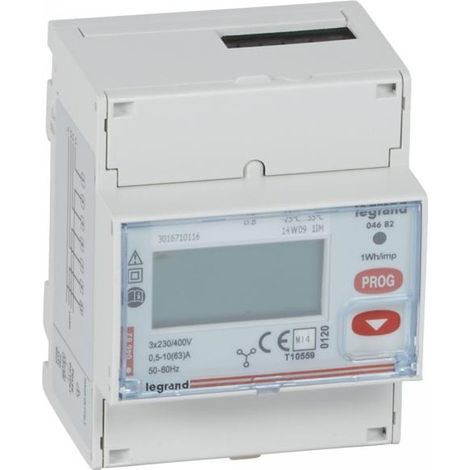 Legrand 004682 Three-phase energy meter emDX3 - mid - direct connection 63A - 4 mod