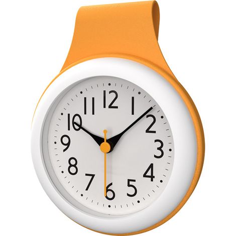 Horloge étanche pour cuisine et salle de bain, horloge numérique silencieuse et étanche tendance (1/4)