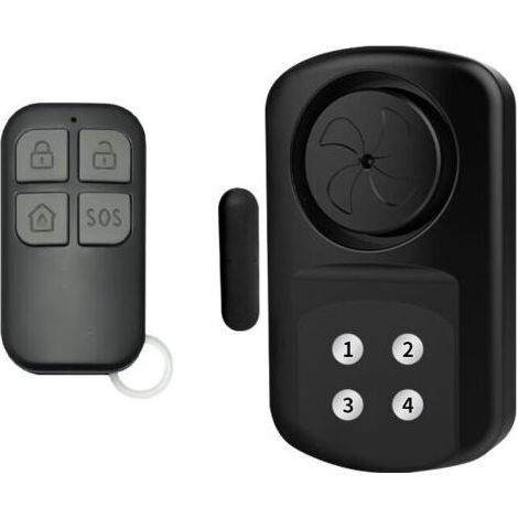 Alarme Maison Sans Fil Anti-Intrusion Systeme de Securite - Waterproof 4 modes 140 dB (1/4)