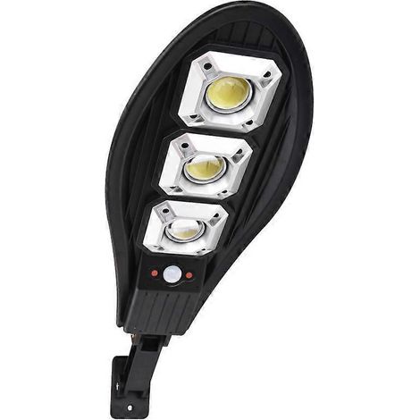 Lampadaire solaire étanche avec détecteur de mouvement et télécommande pour jardin - AquaForge (1/5)