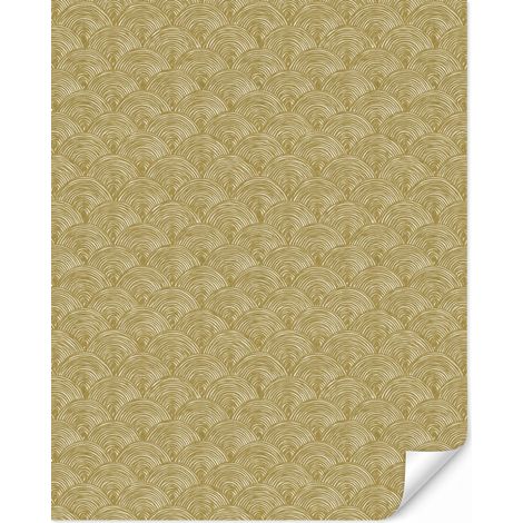 Carta da Parati Ventaglio - Geometrico - Verde 180x200 cm (1/5)