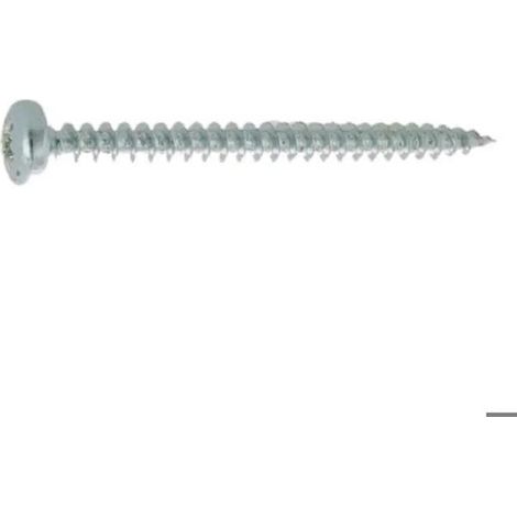 Ultima vite Pozidrive2 in acciaio zincato bianco 4x30 mm