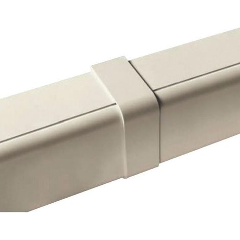Jointure pour goulotte NOTRE SELECTION JOIN80 80 mm ivoire