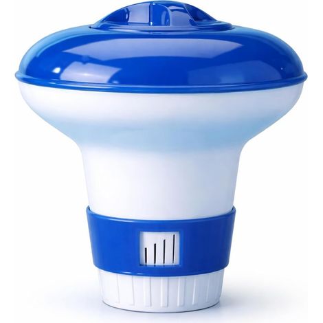 Petit diffuseur de chlore flottant, adapté à tous les spas et bains à remous. (1/4)
