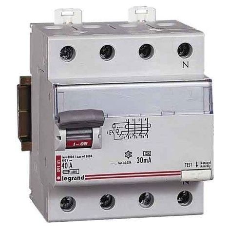 Interruptor diferencial Legrand tx3 40 A 300 mA 4 polos