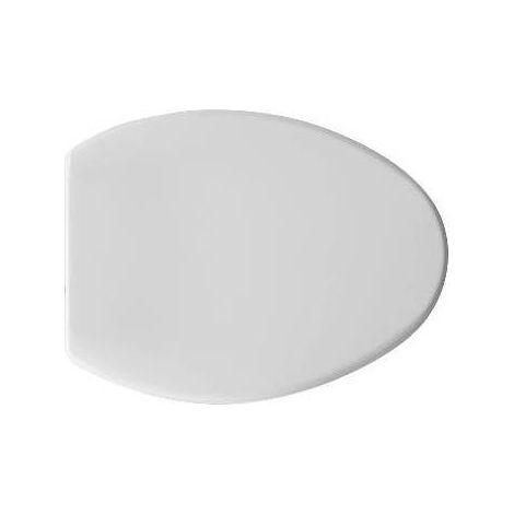 Tapa WC universal D034 termoendurecible blanco con bisagras regulables