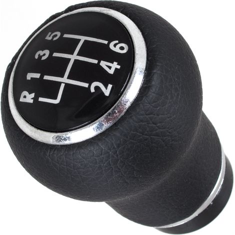 Pomo de la palanca de cambios de 6 velocidades para Audi A4 B5 94-01 (1/5)