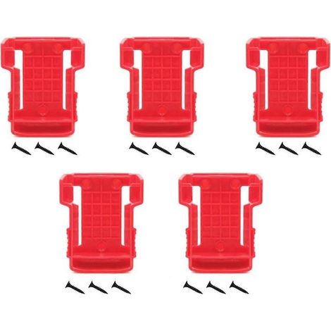 5er-Pack Lithium-Batteriehalter, Batteriehalterung, Dockhalterung für M18 B4, M18 HB6, M18 HB12, 48 11, 1850