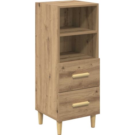 Vitrina Roble artisan 34 x 34.5 x 90 cm Madera contrachapada vidaXL