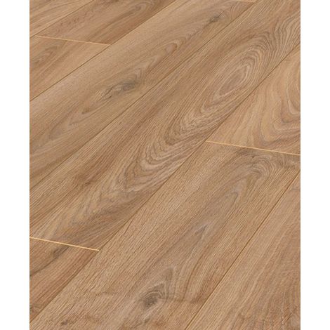Krono Original – Parquet stratifié Historic Oak 14mm – AC6 Classe 33 – Pose flottante clipsable – 1285x192mm – 1.23 m² par colis (1/2)