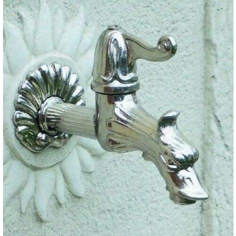 RUBINETTO GRIFONE A LEVA 1/2'' M IN OTTONE CROMATO