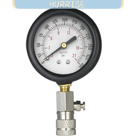Testeur De Compression Moteur - 0-300 Psi 0-20 Bar - Pour Voiture Essence - Kit Complet Avec Adaptateurs - 1 Pièce (1/5)
