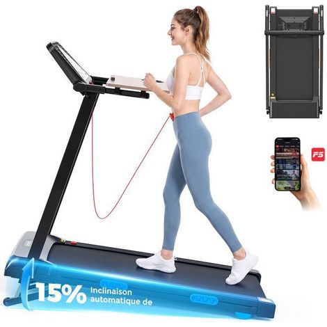 Klappbares Laufband - KZYNTH - KT-P5 - Automatische Neigung 15% - 3 PS Motor - Geschwindigkeit 1-12 km/h (1/5)