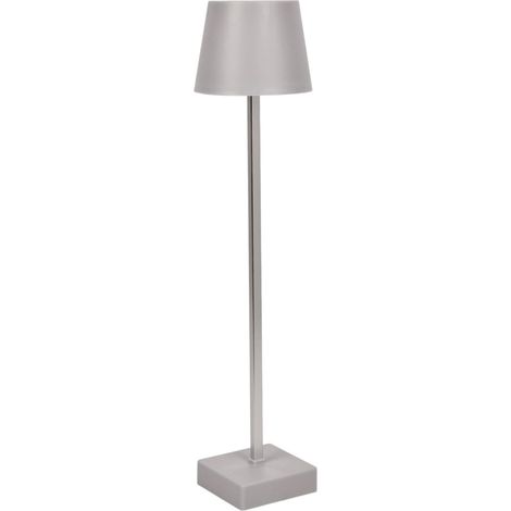 LA0158 - Lampe de Table Rechargeable USB au Design Élégant - Idéale pour Bureau ou Table de Chevet - Hauteur 45 cm - Couleur Taupe (1/3)