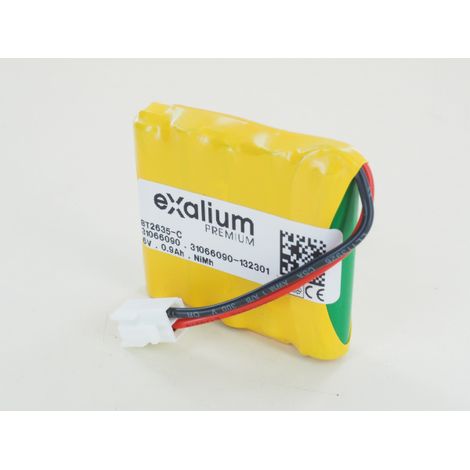 Batterie 6V 900mAh NiMh BT2635 pour repetiteur Risco EL2635 (bt2635)