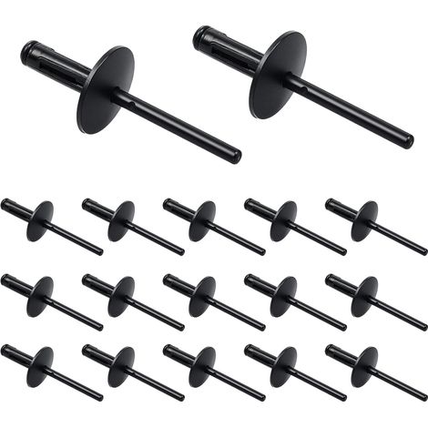 Pack of 60 Plastic Blind Rivets (6 mm) for Wheel Arches and Bumpers Clips Compatible for Models X1, X3, X5, X6, E90, E91, F15 etc. Wheel Arch Fasteners and (1/5)