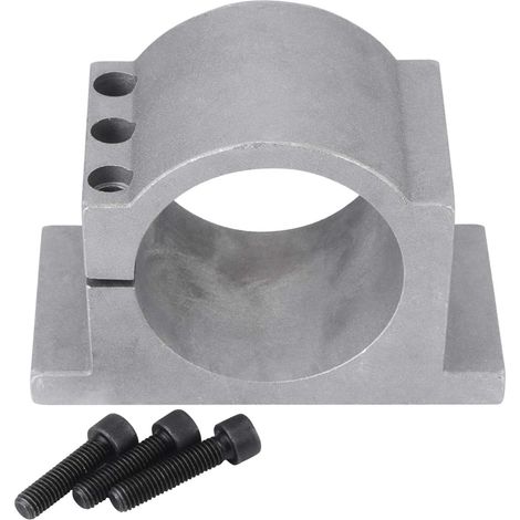 Support de montage de moteur, pince de support de montage de moteur de broche CNC en aluminium de diamètre 80/100mm avec vis(80mm) (1/5)