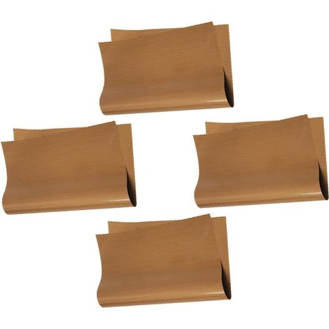 Lot de 4 Torchons Antiadhésifs pour Plaque de Cuisson en Ptfe et Fibre de Verre, Réutilisables et Résistants la Chaleur pour Pâtisserie Four Facile à Nettoyer'-'- (1/5)