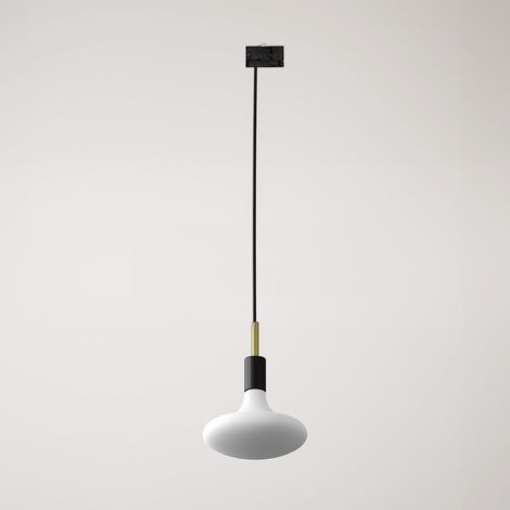 Creative Cables - Candeeiro suspenso de calha com braçadeira de cabo de 7 cm - lâmpada não incluída