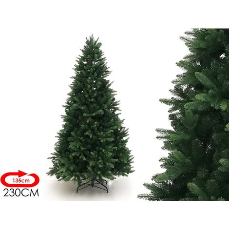 Albero di natale artificiale cm 230 misto silicone ignifugo folto e realistico (1/5)