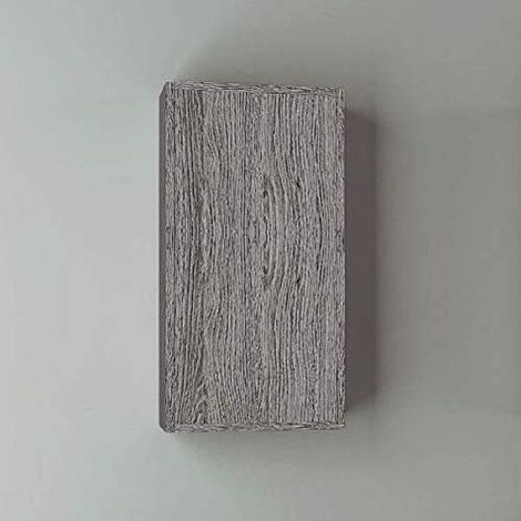 Mueble auxiliar Alto para baño 35X72X32Cm Gris ceniza