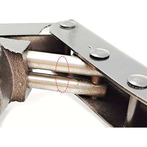 Pistolet à graisse à main lubrificateur 600 g double tige de pression double piston pour engins de chantier (1/5)